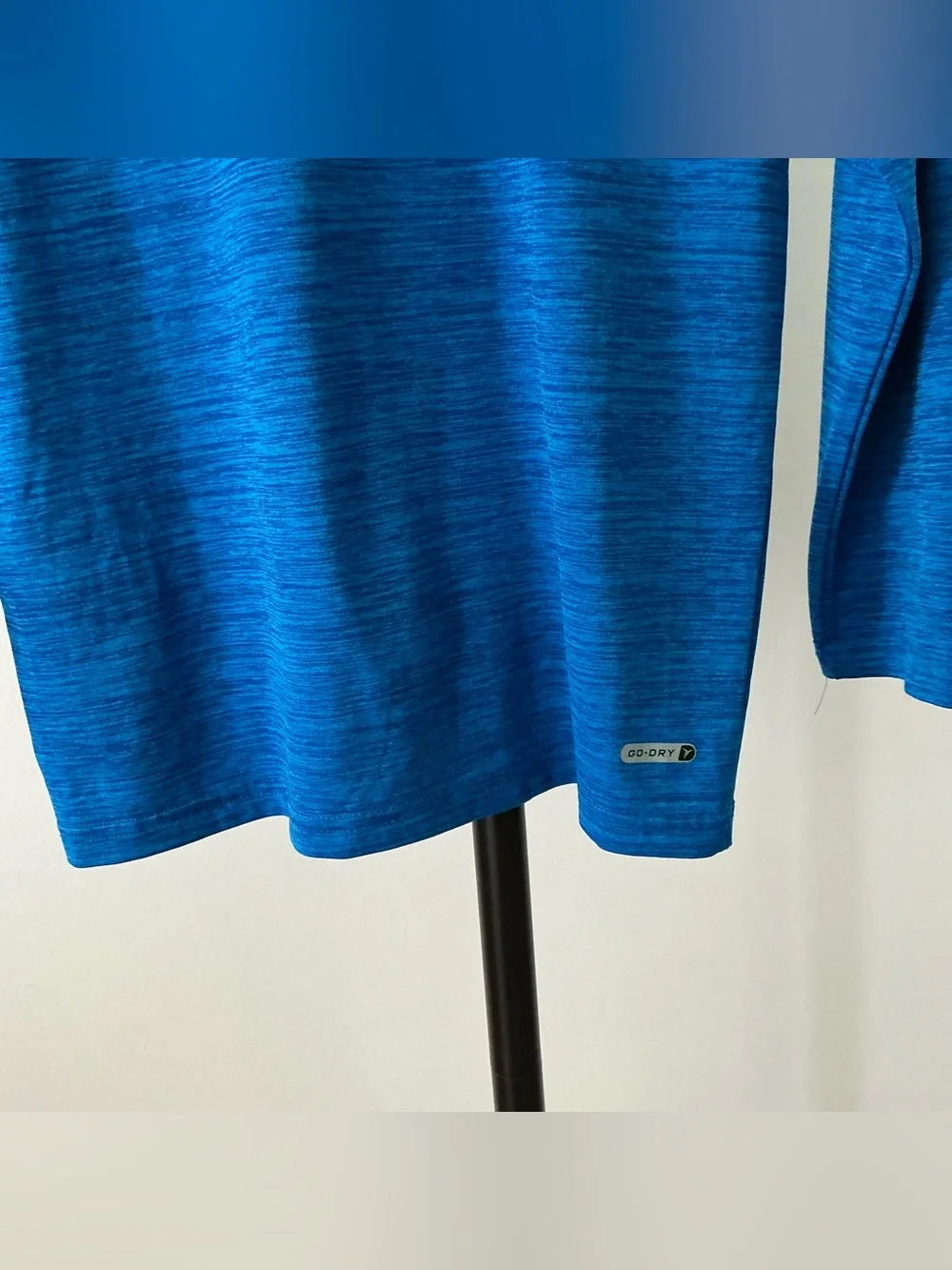 Old Navy Active Go-Dry Boys’ Long-Sleeve Performance Shirt – 10–12 – Blue